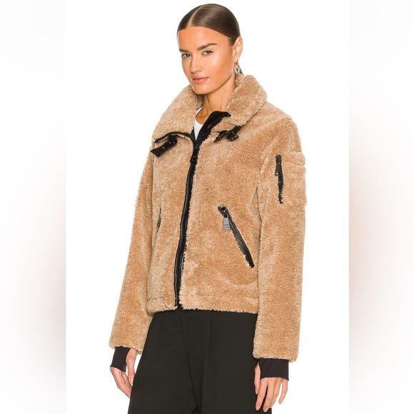 NWT SAM. Sherpa Denver Jacket in Camel - S - Picture 5 of 10